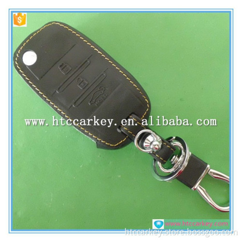 high quality leather car key case for hyundia